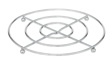 DESSOUS DE PLAT  METAL 20 CM "CUISINE" ACIER ROND - 1 ER PRIX - 134511