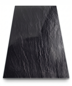 PLANCHE A DECOUPER EN VERRE 40 X 30 CM MOTIF ARDOISE pas de lave vaisselle