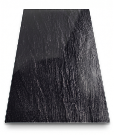 PLANCHE A DECOUPER EN VERRE 40 X 30 CM MOTIF ARDOISE pas de lave vaisselle