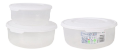 BOITE HERMETIQUE  0.5l/1/2/ LOT DE 3 TONTARELLI RONDE