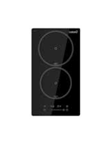 PLAQUE INDUCTION 2 FEUX NOIR CATA ENCASTRABLES