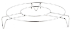 DESSOUS DE PLAT  METAL  ACIER ROND - 1 ER PRIX