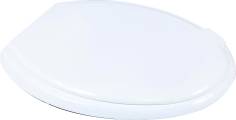 ABATTANT  WC PLASTIQUE  BLANC 1 ER PRIX