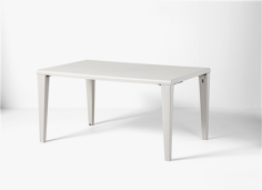 TABLE ALPHA   LIN - 150 X 90CM  GROSFILLEX FRANCE  **ARRET USINE**