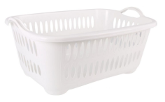 CORBEILLE A LINGE BLANC 45L