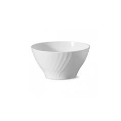BOL OPAL BLANC  50 CL STRIE - 13.5 CM - VERRE TREMPÉ