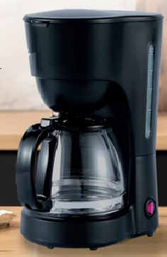 CAFETIERE ELECTRIQUE NOIRE "CLASSIC" - 10/12 TASSES - 1.25L