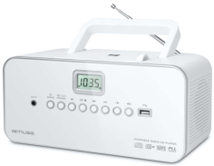 RADIO CD MP3 USB "MUSE "  BLANC M 28 RDW