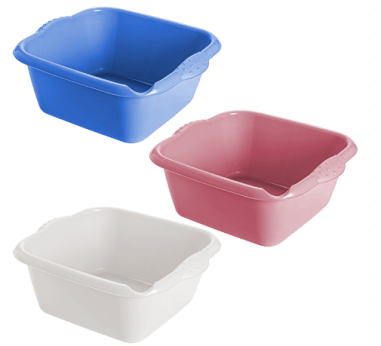 CUVETTE  CARRE  30 X 30 CM  6 L  ASSORTIMENT