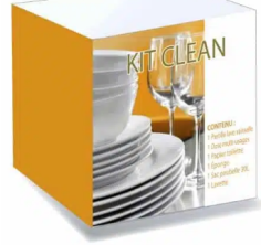 KIT D'ACCUEIL BOITE CARTON "MENAGER" 8 PRODUITS