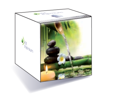 KIT D'ACCUEIL BOITE CARTON "PREMIUM" 9 PRODUITS