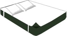 KIT ECO LIT 160x200 (1 plateau + 2 taies 60 x 60)