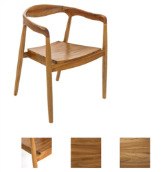 FAUTEUIL MYKONOS - TECK NATUREL