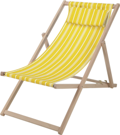 CHILIENNE BOIS - 3 POSITIONS JAUNE