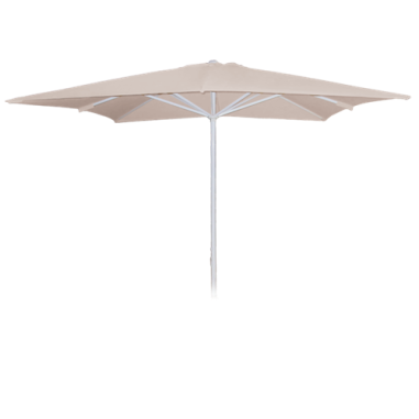 PARASOL  3X3M BEIGE 898P30 - 220GR  -8  BALEINES  - MAT BLANC 4.8CM - CONVA
