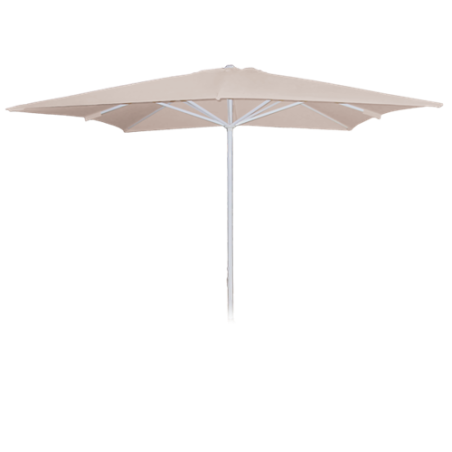 PARASOL  3X3M BEIGE 898P30 - 220GR  -8  BALEINES  - MAT BLANC 4.8CM - CONVA