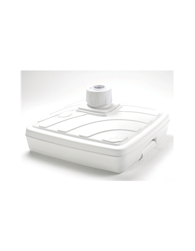 PIED DE PARASOL PLASTIQUE BLANC  40L GM - POUR TIGE Ø 36 ET 56 MM. EDA FR