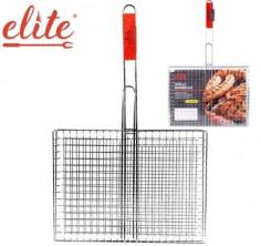 GRILLE BARBECUE  DOUBLE  CHARBON 30X40 CM REF  32388  ELITE