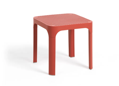 TABLE BASSE 40x40CM  NET - CORALLO / CORAIL - SALON NET NARDI Made in EU