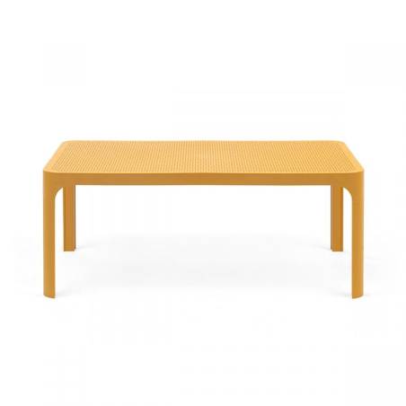 TABLE BASSE 100CM  NET - SENAPE MOUTARDE - SALON NET NARDI Made in EU