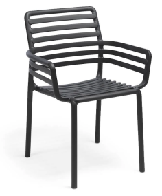 FAUTEUIL DOGA - ANTHRACITE - NARDI  Made in EU