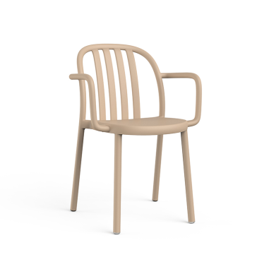 FAUTEUIL  EMPILABLE SUE ARENA SABLE Made in EU