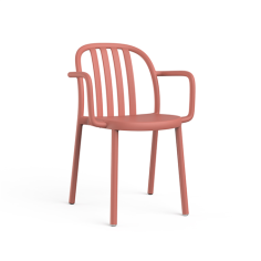 FAUTEUIL  EMPILABLE SUE TERRA COTA Made in EU