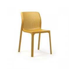 CHAISE  BIT  NARDI - SENAPE   - AVEC FIBRE DE VERRE INJECTE  Made in EU
