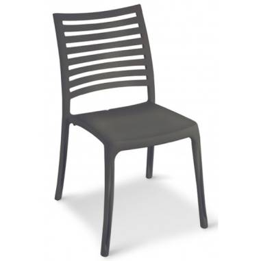 CHAISE SUNDAY   ANTHRACITE  GROSFILLEX FRANCE
