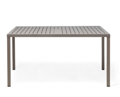 TABLE CUBE 140X80 CM NARDI - TAUPE TORTORA  Made in EU