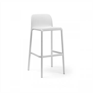 TABOURET DE BAR FARO - BIANCO  - NARDI  Made in EU