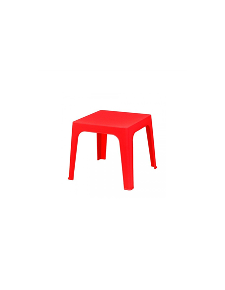 TABLE ENFANT JULIETA ROUGE MONOBLOC PP 49 CM Made in EU