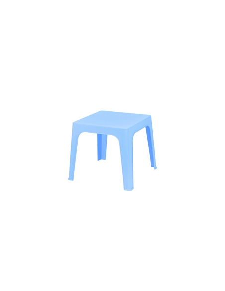 TABLE ENFANT JULIETA BLEU MONOBLOC PP 49 CM Made in EU