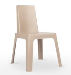 CHAISE ENFANT MARRON TERRE JULIETA 100% RECYCLE Made in EU