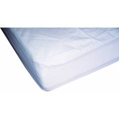 PROTEGE MATELAS EPONGE PLASTIFIE FORME HOUSSE 140 X 190
