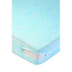 HOUSSE EXTENSIBLE BLEU 80 X 190