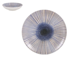 ASSIETTE CREUSE 21 CM IRYS MONACO