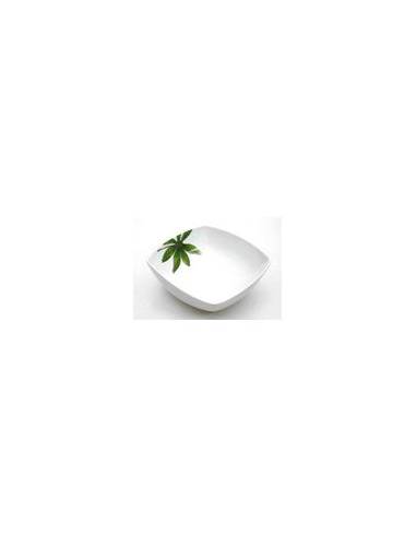 ASSIETTE CREUSE CARRE BAMBOO/TROPICAL 20 CM