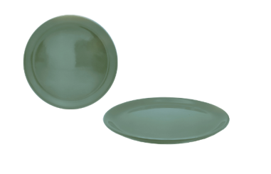 ASSIETTE DESSERT NAÏLA GRES VERTE 20 CM ***ESP***