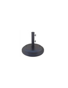 PIED DE PARASOL NOIR AVEC POIGNEE CIMENT 25 KG TUBE 3.7 A 5.2 CM