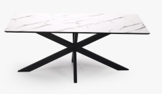 TABLE COMPACT 180x76x1.2 INDIANA PIED CROIX TWO PLUS ALUMINIUM