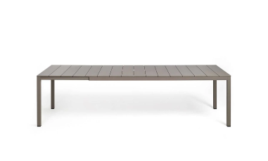 TABLE RIO 210 /280  X 100 CM NARDI TORTORA  Made in EU