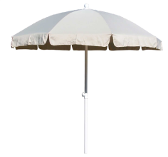 PARASOL Ø2M BEIGE QS 839 POLYESTER 220GR FIBRE DE VERRE - BEIGE  MAT35/4 - CONVA