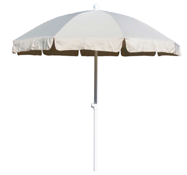 PARASOL Ø2M BEIGE QS 839 POLYESTER 220GR FIBRE DE VERRE - BEIGE  MAT35/4 - CONVA