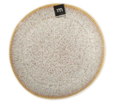 ASSIETTE DESSERT 16.5CM  FAIENCE CALOBRA CREME