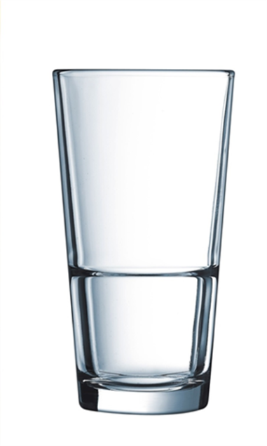 VERRE**STACK UP **  29  CL - FH - ARCOROC FRANCE  EMPILABLE TREMPE