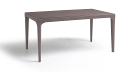 TABLE 150 X 90 CM  BIC OSLO  TAUPE