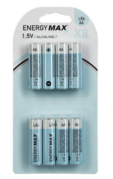 PILES ALCALINE LR6/AA 8 PIECES - 133536