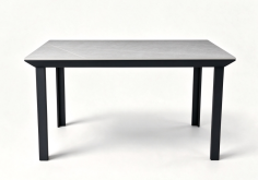 TABLE MADISON CERAMIK GRIS MARBRE - 120x80CM