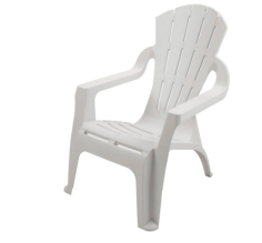 FAUTEUIL EMPILABLES VENICE BEACH WHITE / BLANC  Made in EU